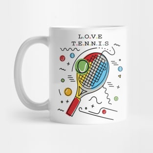 Love Tennis Mug